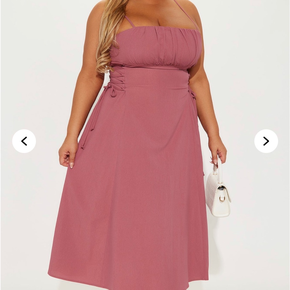 Elegant Mauve Women's Dress